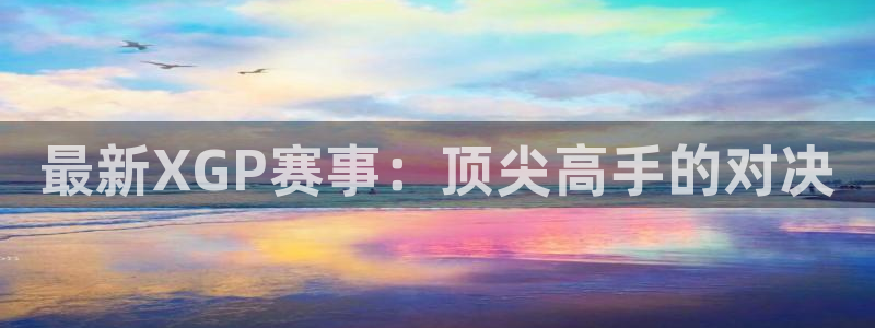 极悦娱乐平台官网入口：最新XGP赛事：顶尖高手的对决
